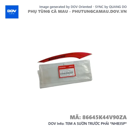 TEM A SƯỜN TRƯỚC PHẢI *NHB35P*  — 86645K44V90ZA