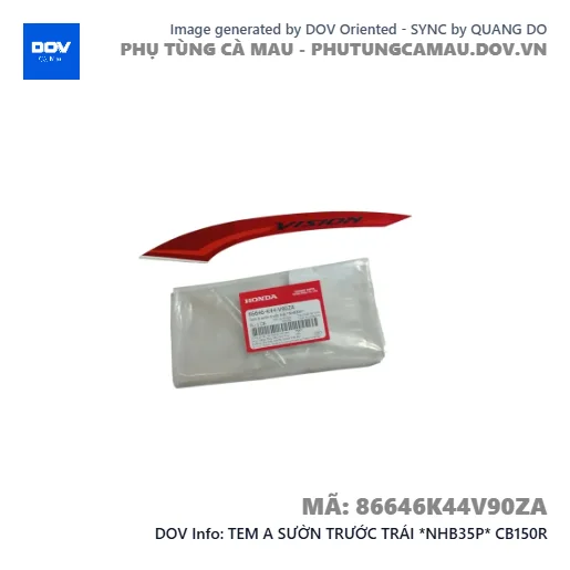 TEM A SƯỜN TRƯỚC TRÁI *NHB35P* CB150R — 86646K44V90ZA
