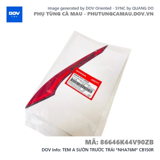 TEM A SƯỜN TRƯỚC TRÁI *NHA76M* CB150R — 86646K44V90ZB