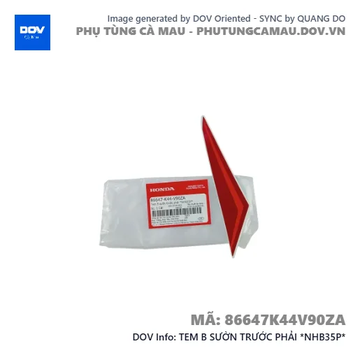 TEM B SƯỜN TRƯỚC PHẢI *NHB35P*  — 86647K44V90ZA