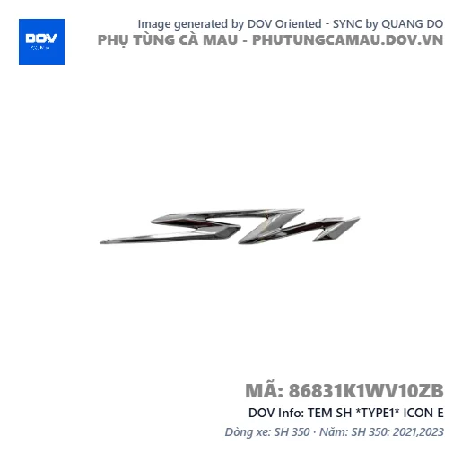 TEM SH *TYPE1* ICON E — 86831K1WV10ZB