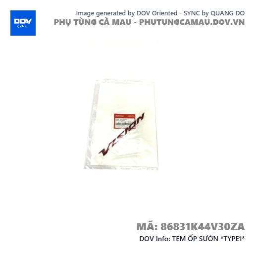 TEM ỐP SƯỜN *TYPE1*  — 86831K44V30ZA