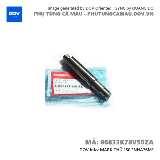 MARK CHỮ 150 *NHA76M*  — 86833K78V50ZA