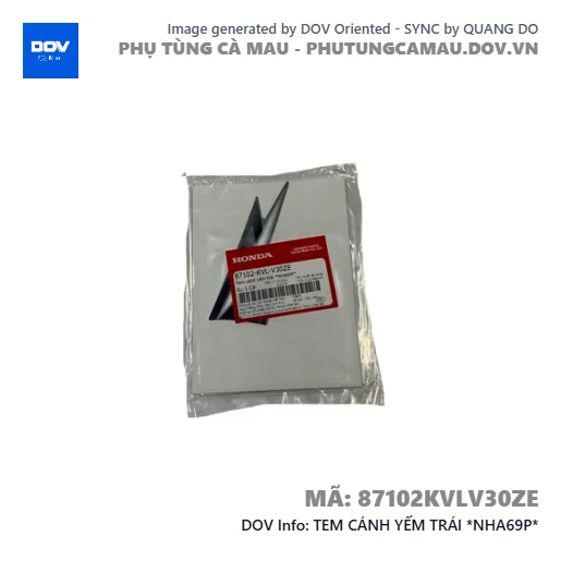 TEM CÁNH YẾM TRÁI *NHA69P*  — 87102KVLV30ZE