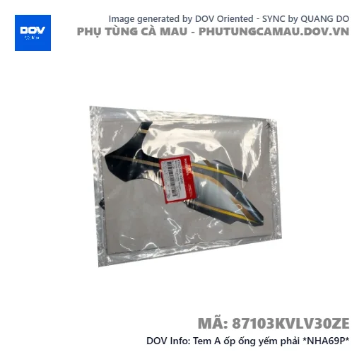 Tem A ốp ống yếm phải *NHA69P* — 87103KVLV30ZE