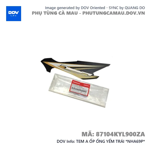 TEM A ỐP ỐNG YẾM TRÁI *NHA69P*  — 87104KYL900ZA