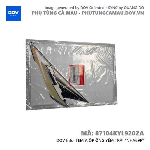 TEM A ỐP ỐNG YẾM TRÁI *NHA69P*  — 87104KYL920ZA