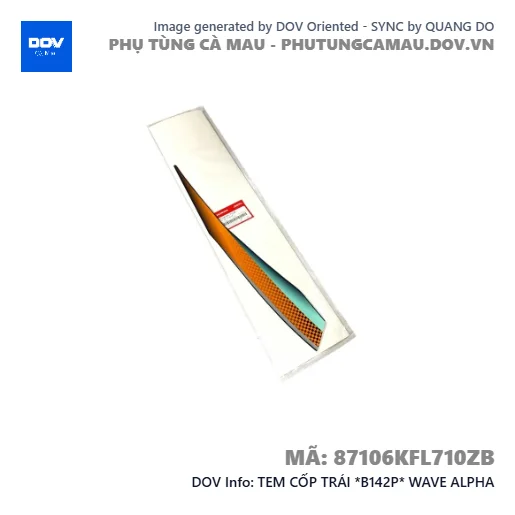 TEM CỐP TRÁI *B142P* WAVE ALPHA — 87106KFL710ZB