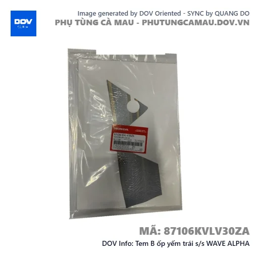 Tem B ốp yếm trái s/s WAVE ALPHA — 87106KVLV30ZA