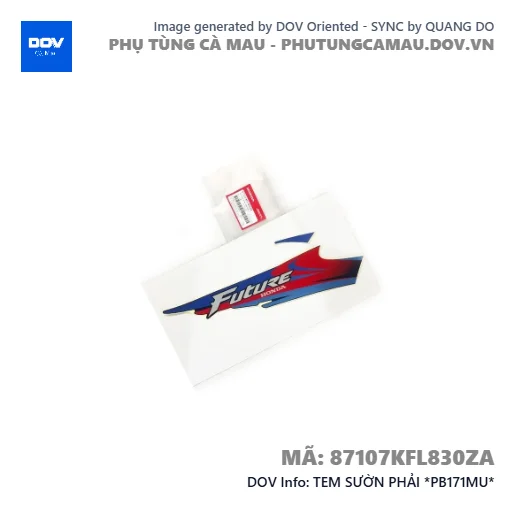 TEM SƯỜN PHẢI *PB171MU*  — 87107KFL830ZA