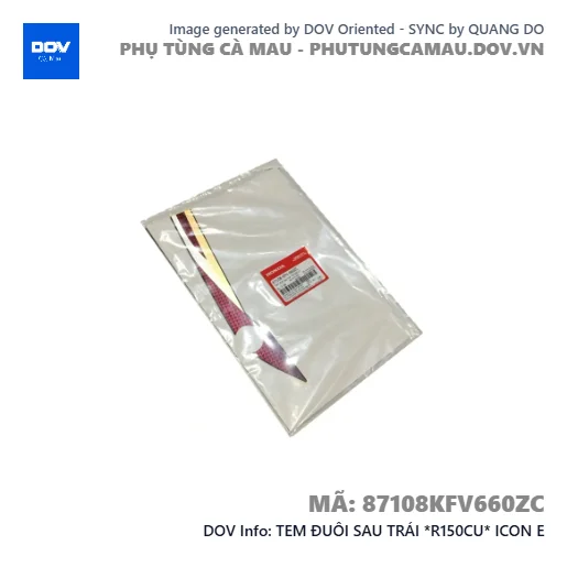 TEM ĐUÔI SAU TRÁI *R150CU* ICON E — 87108KFV660ZC