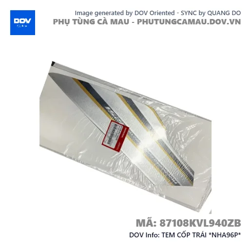 TEM CỐP TRÁI *NHA96P*  — 87108KVL940ZB