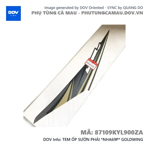 TEM ỐP SƯỜN PHẢI *NHA69P* GOLDWING — 87109KYL900ZA