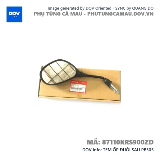 TEM ỐP ĐUÔI SAU PB305  — 87110KRS900ZD