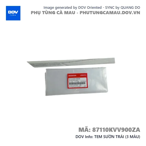 TEM SƯỜN TRÁI (3 MÀU)  — 87110KVV900ZA