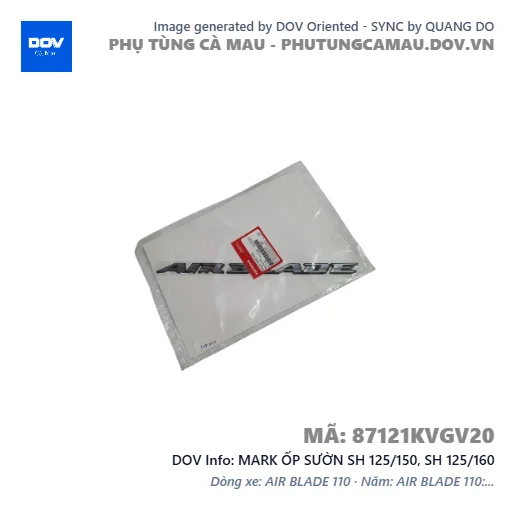 MARK ỐP SƯỜN SH 125/150, SH 125/160 — 87121KVGV20