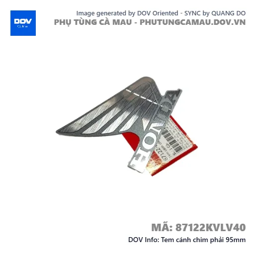 Tem cánh chim phải 95mm  — 87122KVLV40