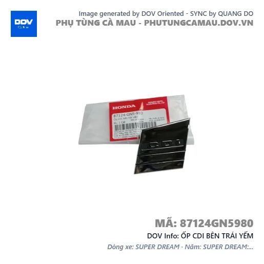 ỐP CDI BÊN TRÁI YẾM  — 87124GN5980