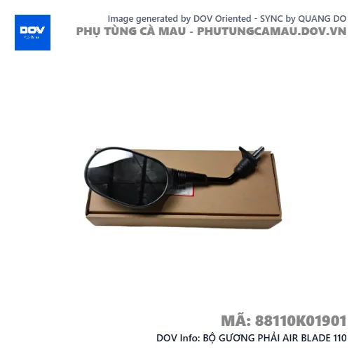 BỘ GƯƠNG PHẢI AIR BLADE 110 — 88110K01901