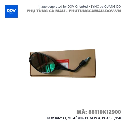 CỤM GƯƠNG PHẢI PCX, PCX 125/150 — 88110K12900