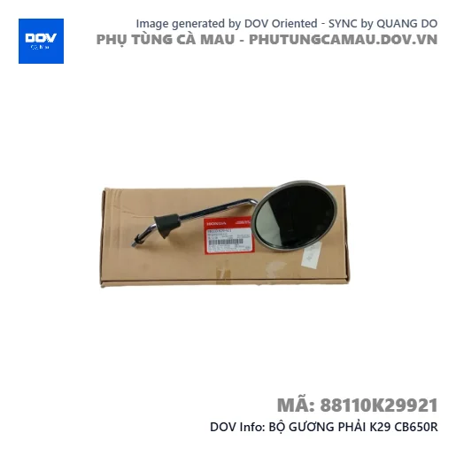 BỘ GƯƠNG PHẢI K29 CB650R — 88110K29921