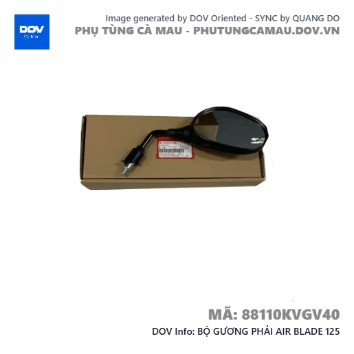 BỘ GƯƠNG PHẢI AIR BLADE 125 — 88110KVGV40
