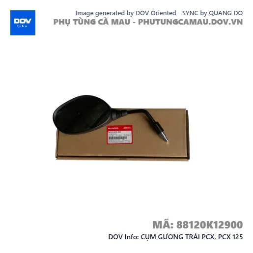 CỤM GƯƠNG TRÁI PCX, PCX 125 — 88120K12900