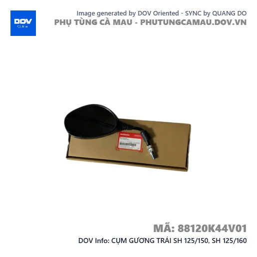 CỤM GƯƠNG TRÁI SH 125/150, SH 125/160 — 88120K44V01