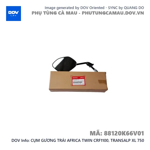 CỤM GƯƠNG TRÁI AFRICA TWIN CRF1100, TRANSALP XL 750 — 88120K66V01