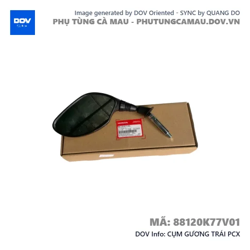 CỤM GƯƠNG TRÁI PCX — 88120K77V01