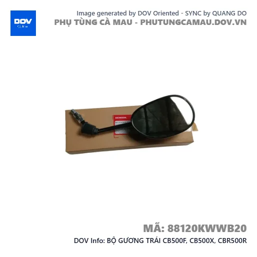 BỘ GƯƠNG TRÁI CB500F, CB500X, CBR500R — 88120KWWB20