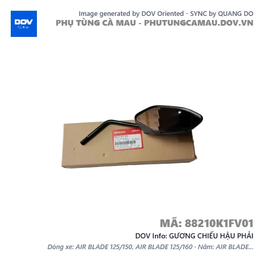 GƯƠNG CHIẾU HẬU PHẢI  — 88210K1FV01