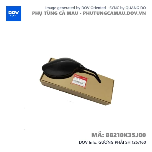 GƯƠNG PHẢI SH 125/160 — 88210K35J00