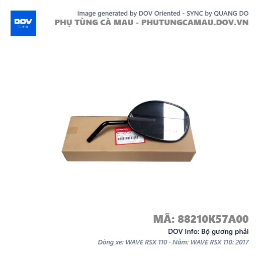 Bộ gương phải  — 88210K57A00
