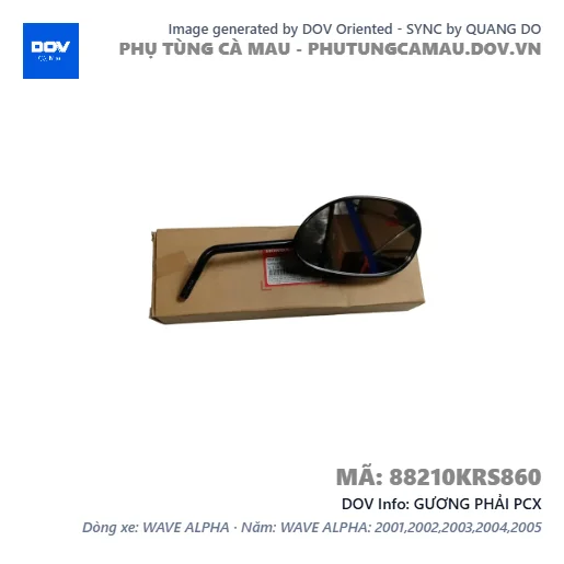 GƯƠNG PHẢI PCX — 88210KRS860
