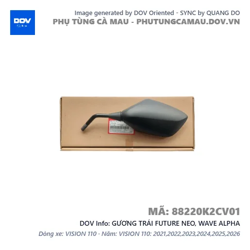 GƯƠNG TRÁI FUTURE NEO, WAVE ALPHA — 88220K2CV01