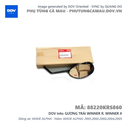 GƯƠNG TRÁI WINNER R, WINNER X — 88220KRS860