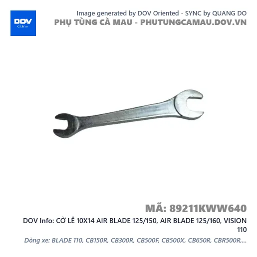 CỜ LÊ 10X14 AIR BLADE 125/150, AIR BLADE 125/160, VISION 110 — 89211KWW640