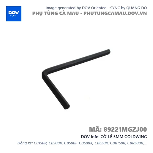 CỜ-LÊ 5MM GOLDWING — 89221MGZJ00
