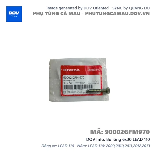 Bu lông 6x30 LEAD 110 — 90002GFM970