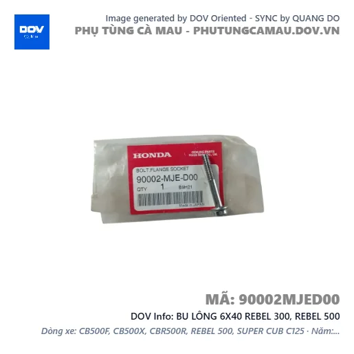 BU LÔNG 6X40 REBEL 300, REBEL 500 — 90002MJED00