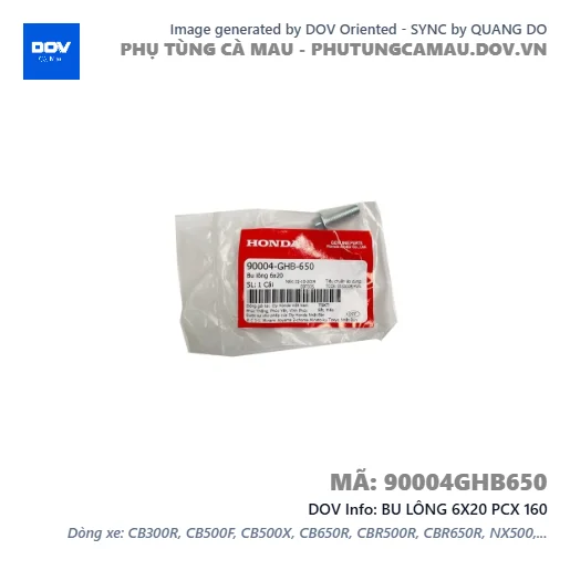 BU LÔNG 6X20 PCX 160 — 90004GHB650