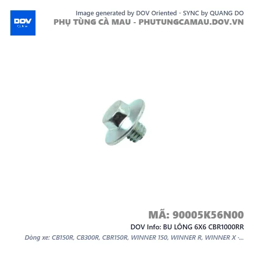 BU LÔNG 6X6 CBR1000RR — 90005K56N00