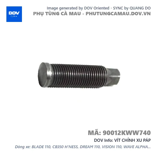 VÍT CHỈNH XU PÁP  — 90012KWW740