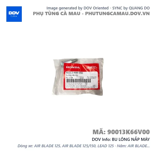BU LÔNG NẮP MÁY  — 90013K66V00