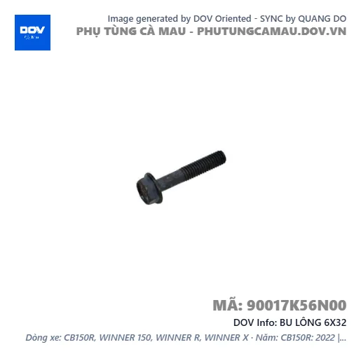 BU LÔNG 6X32  — 90017K56N00