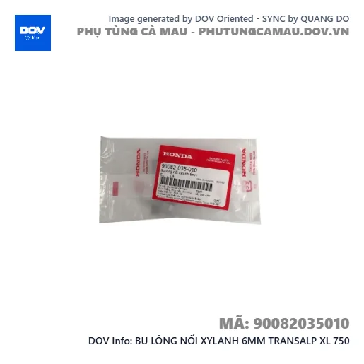 BU LÔNG NỐI XYLANH 6MM TRANSALP XL 750 — 90082035010