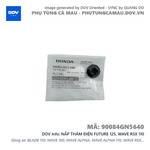 NẮP THĂM ĐIỆN FUTURE 125, WAVE RSX 110 — 90084GN5640