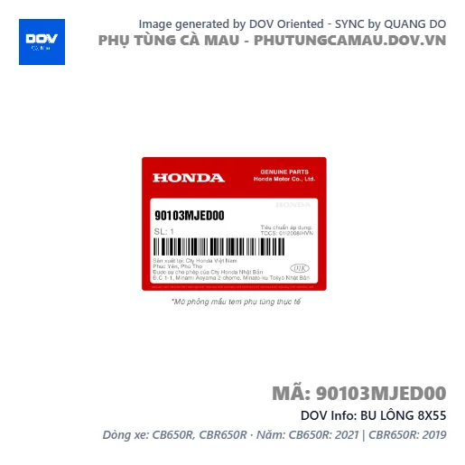 BU LÔNG 8X55 — 90103MJED00