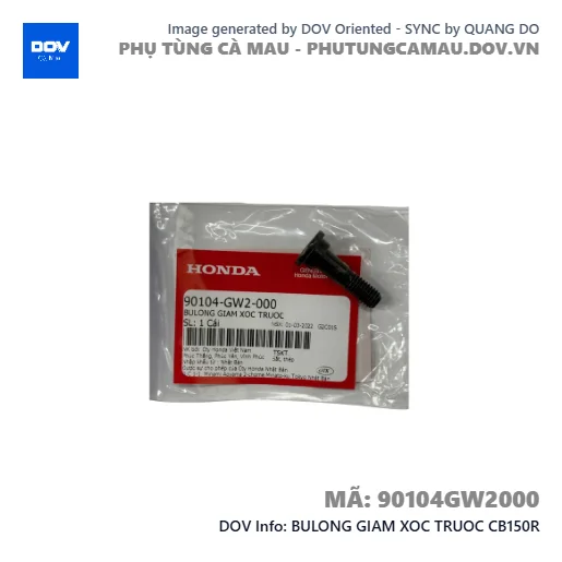 BULONG GIAM XOC TRUOC CB150R — 90104GW2000
